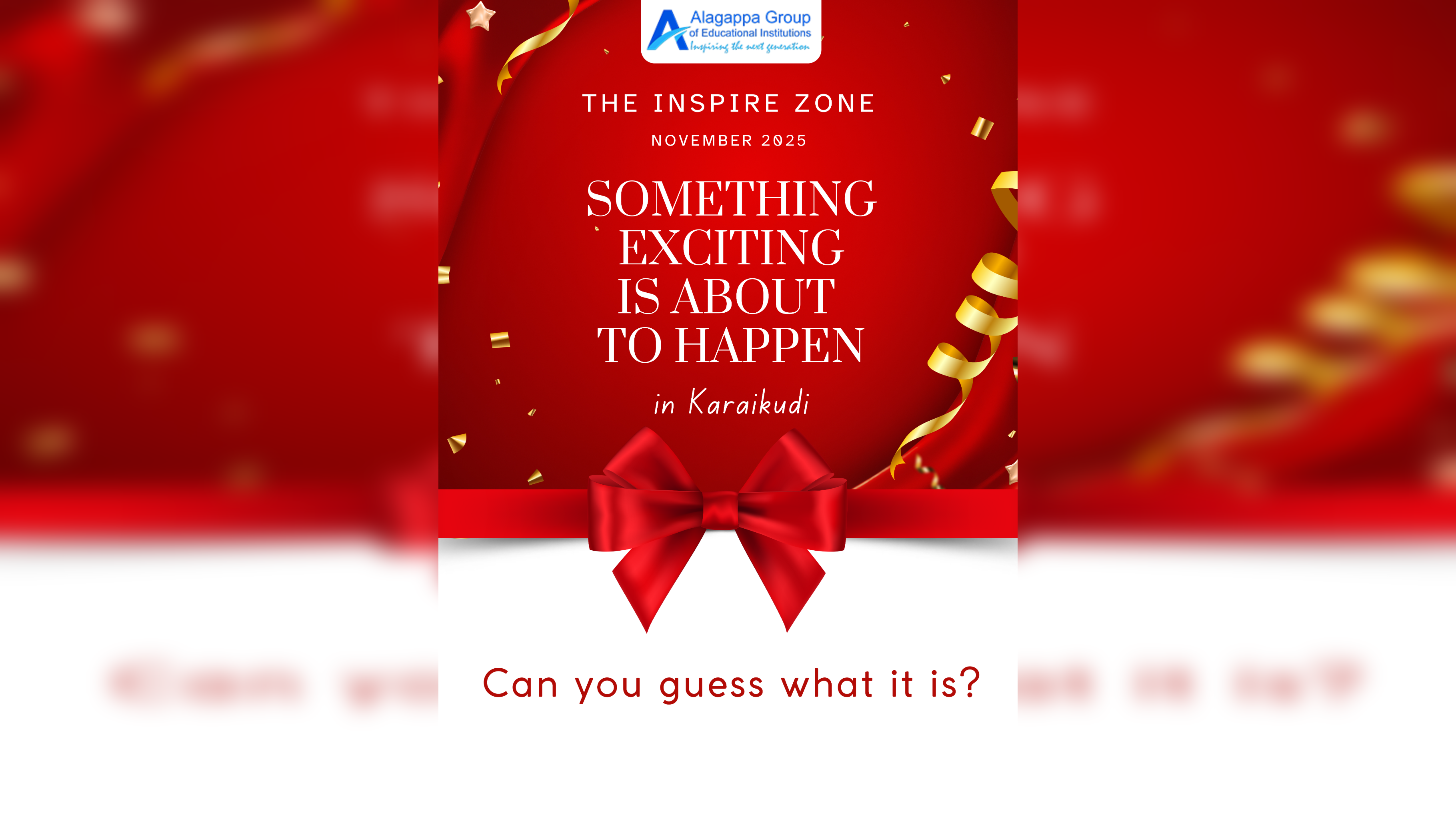 Something Exciting is About to Happen in Karaikudi